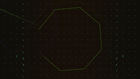 Hexagonal-grid-in-black-and-green-on-dark-background