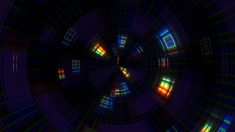 Espiral-Multicolor-Vibrante-Con-Líneas-Cada-Vez-Más-Espesas-En-Un-Patrón-Circular