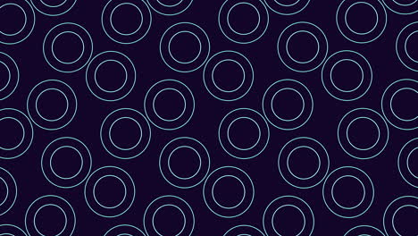 Symmetrical-circles-pattern-on-blue-background