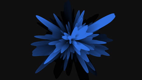 Die-Bezaubernde-Blaue-Blume-Strahlt-Eleganz-Vor-Einem-Dunklen-Hintergrund-Aus