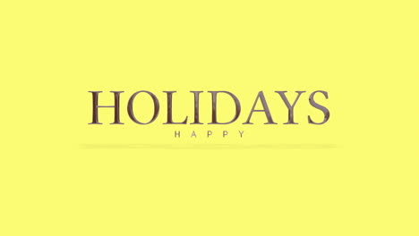 Felices-Fiestas-Logotipo-Moderno-Y-Elegante-Con-Letras-Blancas-Diagonales-Sobre-Fondo-Amarillo