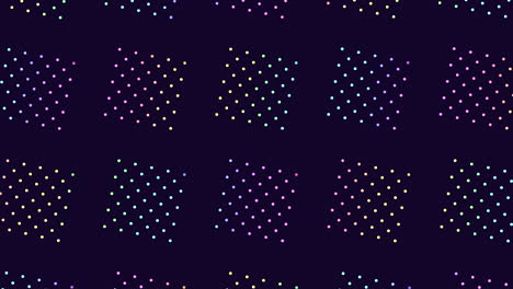 Vibrant-polka-dot-pattern-on-a-dark-background