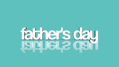 Fathers-Day-a-3d-tribute-to-dads,-soaring-on-a-blue-backdrop