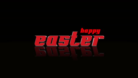 Vibrant-Happy-Easter-greeting-red-text-illuminates-black-background