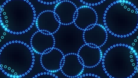 Blue-dot-circular-pattern-intricate-design-created-with-computer-software