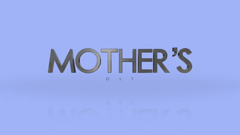 Logotipo-De-Letra-Plateada-Moderno-Y-Elegante-Para-El-Día-De-La-Madre-Sobre-Un-Fondo-Azul
