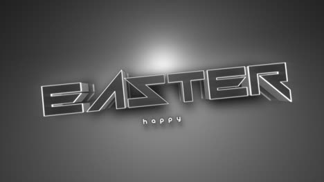 Easter-modern-stylized-word-in-black-and-white