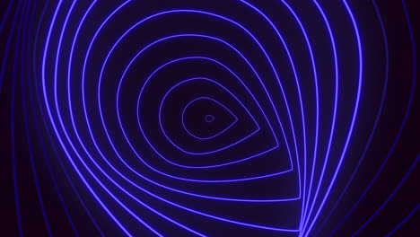 Faszinierendes-Schwarz-blaues-Spiralmuster,-Ein-Fesselnder-Visueller-Genuss