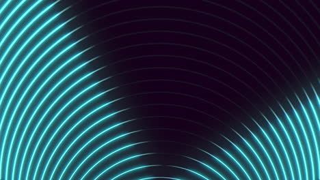 Futuristic-neon-blue-wave-pattern-on-black-background