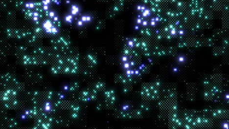 Blue-and-green-dot-pattern-on-black-background-for-web-design