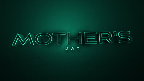 Alegra-El-Día-De-La-Madre-Con-Texto-De-Neón-Verde-Sobre-Fondo-Oscuro