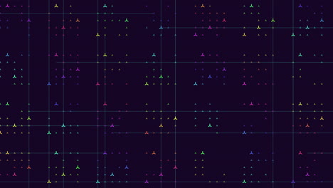 Colorful-dot-grid-pattern