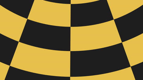 Quirky-contrast-black-and-yellow-zigzag-checkerboard-pattern