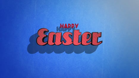 Playfully-distressed-Happy-Easter-text-on-blue-background