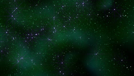 Sternenhimmel-Grün-Und-Lila-Hintergrund-Mit-Sternen