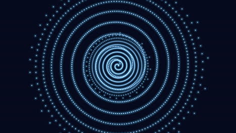 Fascinante-Espiral-Azul-De-Puntos-Blancos-Un-Vórtice-Hipnótico