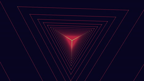 Patrón-Triangular-Vibrante-En-Misterio-Oscuro