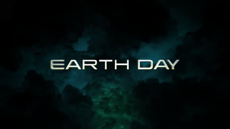 Feiern-Sie-Den-Tag-Der-Erde-Mit-Einem-Wunderschönen-Dunklen-Himmel-Und-Grüner-Schrift