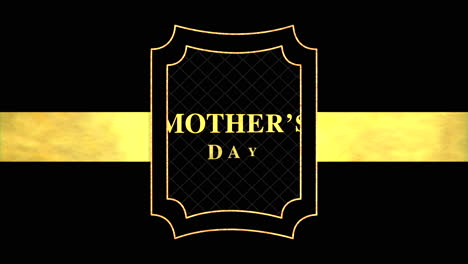 Celebrate-Mothers-Day-with-a-stylish-black-and-gold-banner