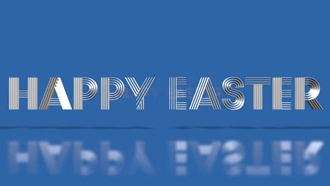 Rolling-Happy-Easter-text-on-blue-gradient