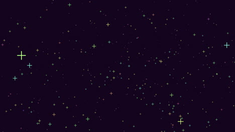 Noche-Estrellada-Y-Colorida-Exhibición-Celestial-Contra-Un-Fondo-Oscuro