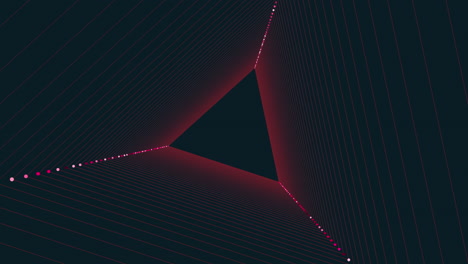 Abstrakter-Schwarzer-Hintergrund-Mit-Rotem-Dreieck