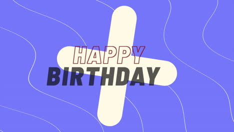 Einfache-Und-Elegante-Geburtstagskarte-Mit-Handschriftlichem-Text-Auf-Blauem-Hintergrund