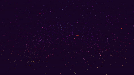 Sternennacht-Dunkelvioletter-Hintergrund-Mit-Bunten-Punkten