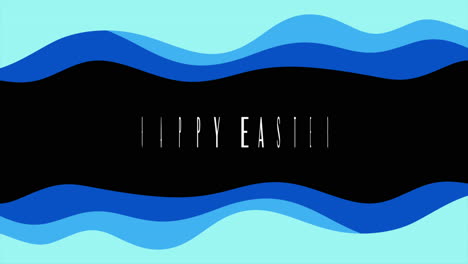 Dynamic-blue-and-black-wave-with-Happy-Easter-in-white-letters