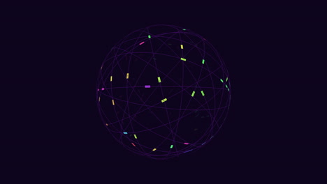 Miteinander-Verbundene-Linien-Und-Punkte-In-Einem-Komplexen-Netzwerkmuster