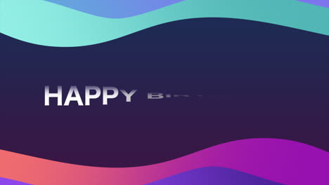 Vibrant-wave-pattern-birthday-card-Happy-Birthday-in-center