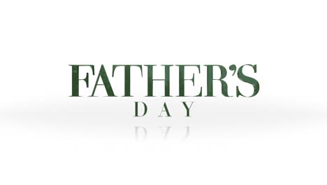 Fathers-Day-celebration-green-letters-on-white-background