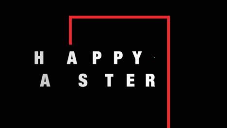 Frohe-Ostern-Feiern-Mit-Festlichen-Farben-Und-Einem-Verspielten-Logo-Auf-Schwarzem-Hintergrund
