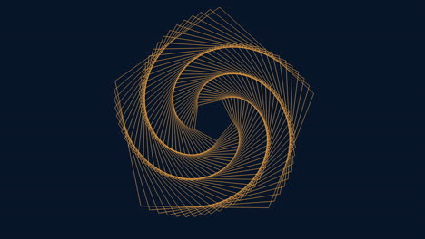Goldene-Spirale-Komplizierte-Und-Markante-Gewebte-Linien-Bilden-Spiralförmiges-Design