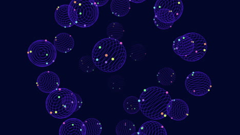 Circular-pattern-of-small-circles-and-dots-on-dark-background