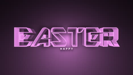 Neon-lights-illuminate-Happy-Easter-in-vibrant-purple-and-pink