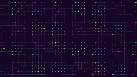 Intricate-grid-of-colored-lines-on-a-dark-background