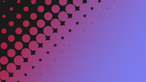 Faszinierendes-Lila-Und-Rosa-Geometrisches-Muster-Auf-Schwarzem-Hintergrund