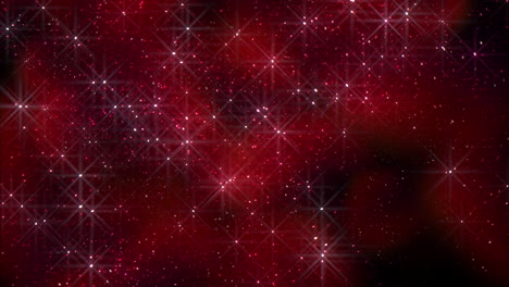 Sternenroter-Und-Schwarzer-Hintergrund-Mit-Sternen