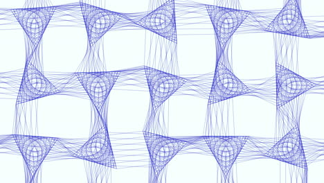 Las-Líneas-Onduladas-Y-Los-Triángulos-Direccionales-Crean-Un-Fascinante-Patrón-Azul-Y-Blanco.