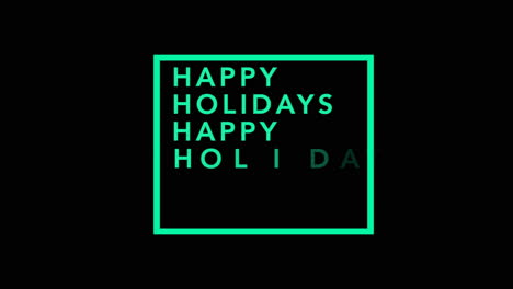 Festive-black-and-green-text-Happy-Holidays-greeting