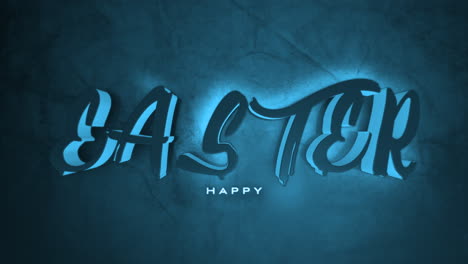 Graffiti-style-Happy-Easter-text-in-blue-on-dark-background