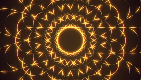 Dynamische-Gelbe-Linien-Drehen-Sich-In-Einem-Kreisförmigen-Muster