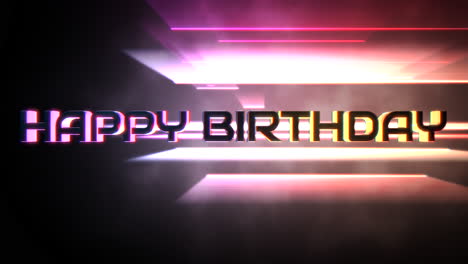 Neon-birthday-greeting-colorful-Happy-Birthday-on-a-black-background