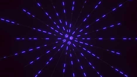 Glowing-symmetrical-purple-dot-pattern-in-circular-formation