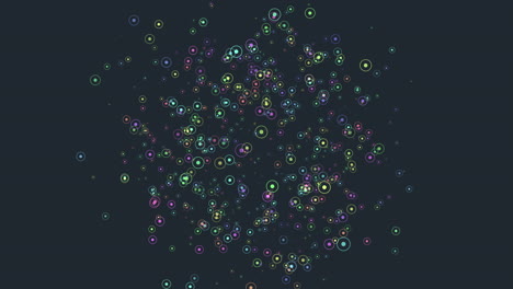 Vibrant-dot-circle-against-black-background-colorful-pattern