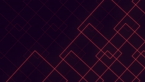 Patrón-De-Triángulo-Geométrico-Rojo-Vibrante-Sobre-Un-Fondo-Negro