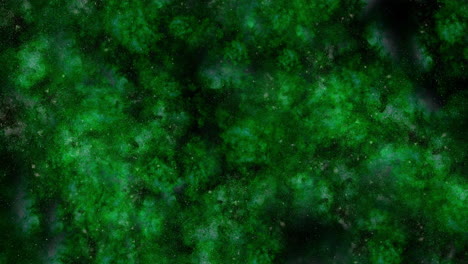 Digital-artwork-dark-green-background-with-small-black-dots