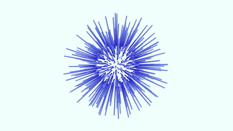 Cautivadora-Explosión-De-Energía-Azul-Y-Blanca-Que-Explota-Con-Líneas-Radiantes