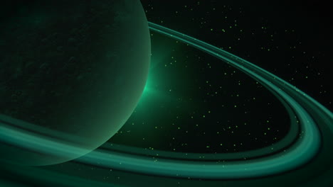 Saturns-Ringe-–-Ein-Atemberaubendes-Digitales-Kunstwerk-Des-Gasriesen-Und-Seiner-Eisigen-Umlaufbahn